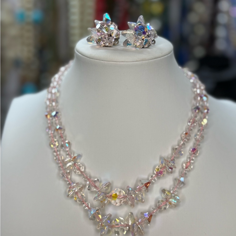 Enchanting Vintage Pink Necklace